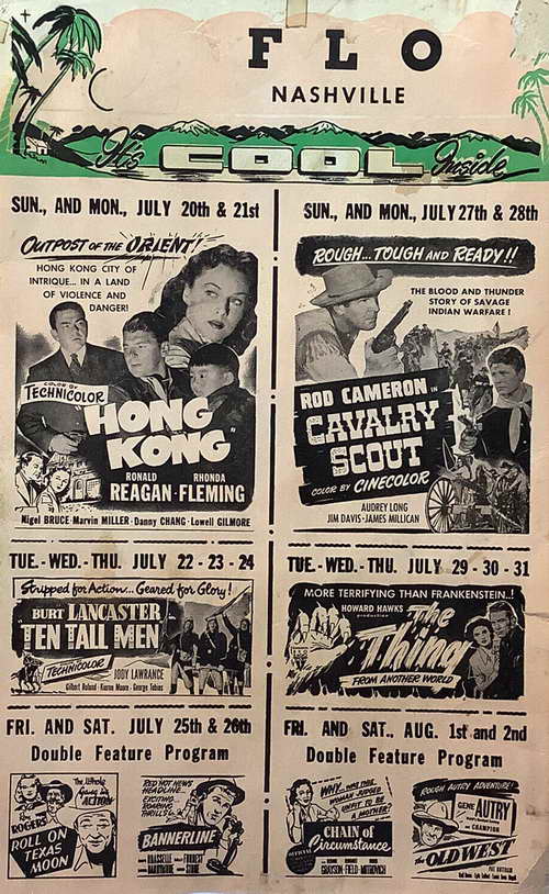 Flo Theatre - Old Flyer (newer photo)